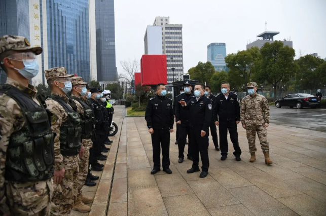 王成国在杭州看望慰问春节坚守一线岗位的公安民警辅警